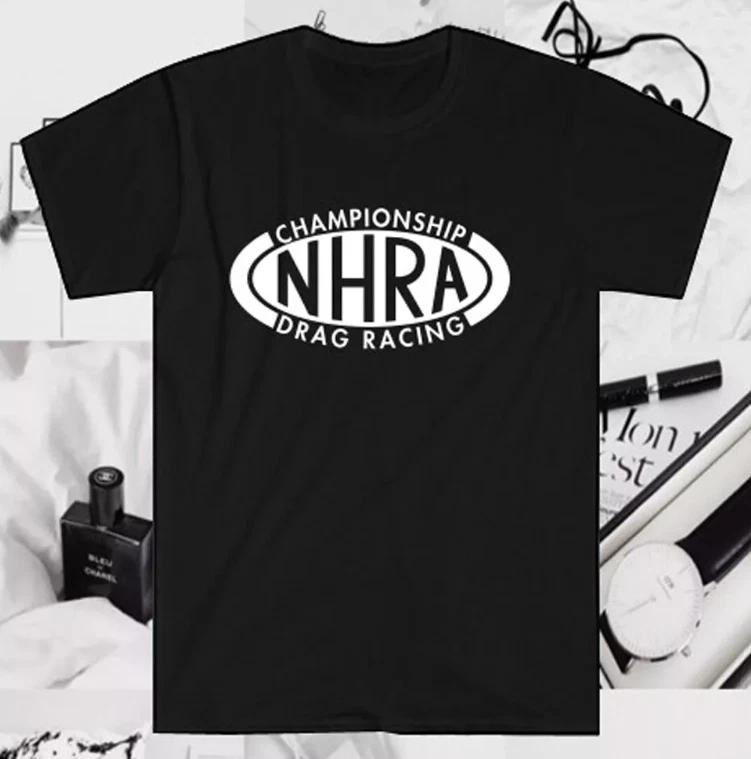 NHRA Drag Racing Championship Men's Black T-Shirt Size S to 3XL
