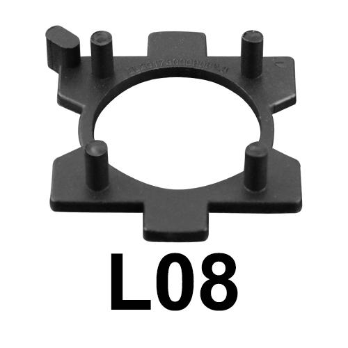 2 шт. H7 светодиодный адаптер для фар H1 H7 цоколь лампы фиксатор зажимы держатель автомобильная розетка база для Ford VW BMW Honda