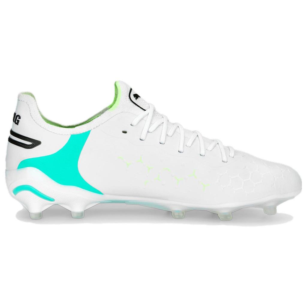 Puma King Ultimate FG AG Pursuit Pack Women Sneakers White Black Fast-Yellow 107262-02