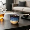 Керамическая кружка для кофе Ручная работа Без ручки для горячих и холодных напитков 150 мл Рустик Каменная кружка Чай Легко чистить Уникальный подарок Любители Капучино Без ножки