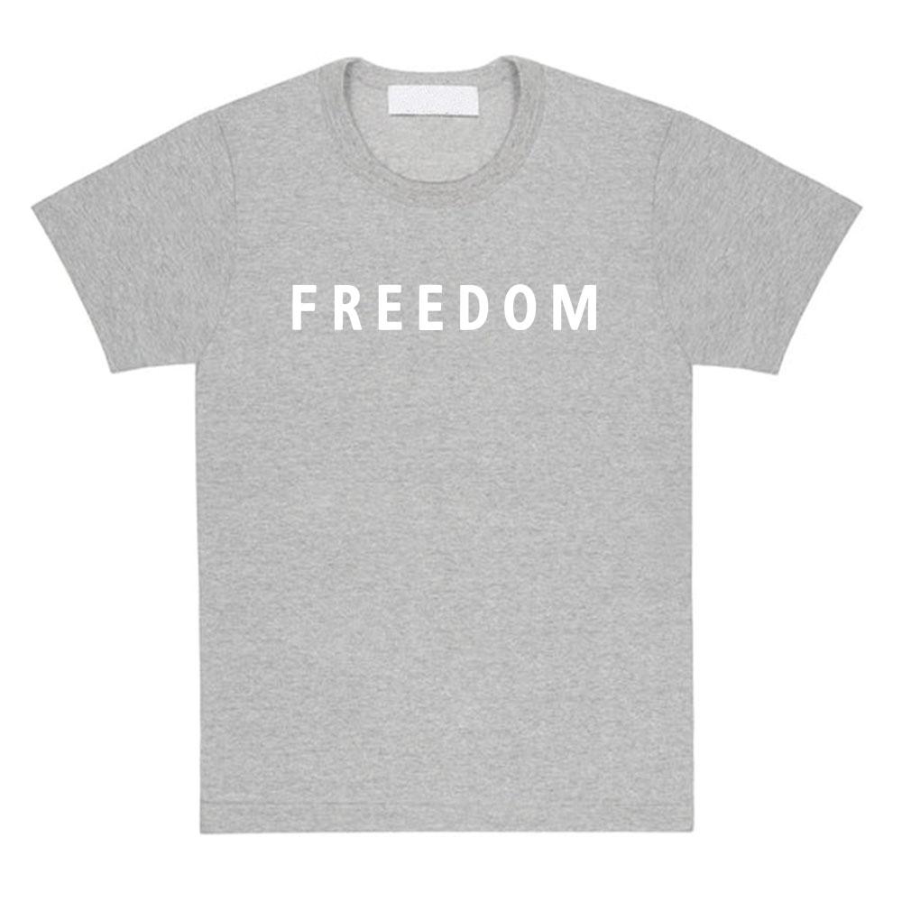 Freedom Charlie Kirk T-shirt Cotton Loose Casual Female/Male Tshirts Unisex Streetwear America American Fashion Women T Shirts