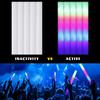 30 шт. светодиодных светящихся палочек оптом, красочные RGB светящиеся пенопластовые палочки, темный свет для Рождества, дня рождения, свадьбы, вечеринки, принадлежностей