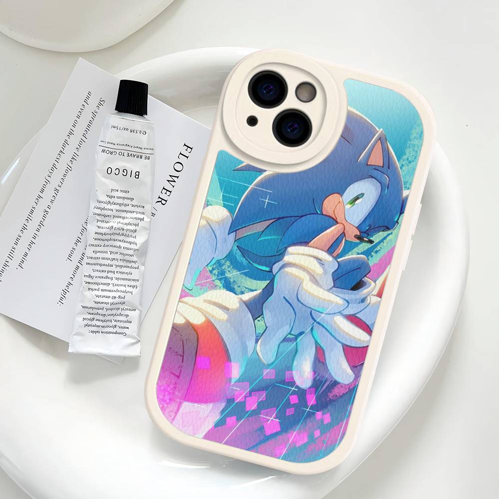 Popular Japanese Anime S-SonicS Phone Case Hard Leather For iPhone 14 13 16 Mini 15 14 11 12 Pro Max Plus Fundas