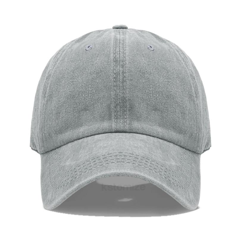 Personalized Vintage Washed Cotton Baseball Cap Custom Embroidered Logo Text Name Dad Hat for Men Women