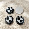 For BMW M 4pcs 56MM 60MM 65MM Car Hub Cap Badge Center Hat Sticker For BMW M Logo E46 E36 E34 F10 E90 F30 E60 F30 E53 E30 E92 E87  X1 F31