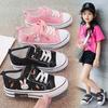 Kids Shoes Girl Sneakers Cute Cartoon Rabbit Flats Children Casual Sneakers Canvas Sports Tennis Shoes for Girl