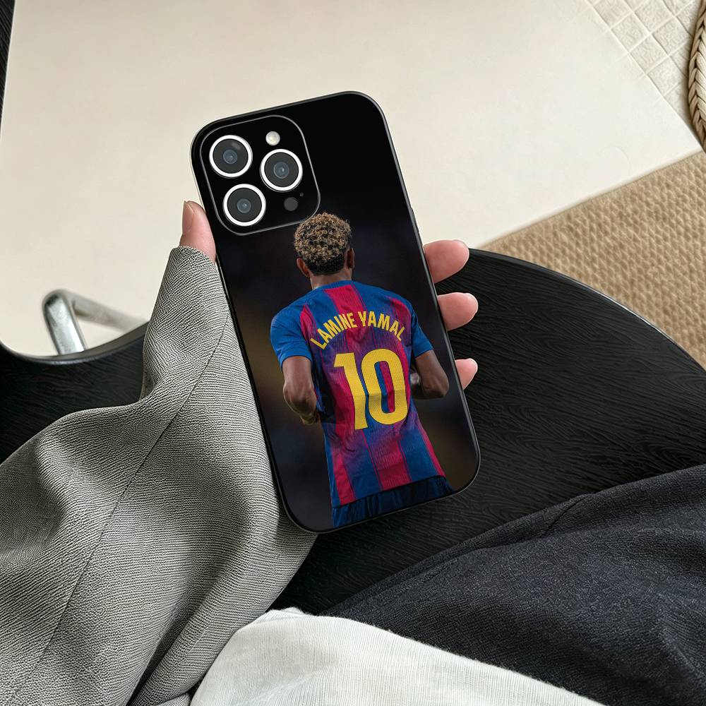 Чехол для телефона Ламин Ямаль для iPhone 17, 16,15,14,13,12,11 Plus,Pro Max, Другие Мягкий Черный Чехол