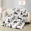 Boston Terrier Blanket Soft Cozy Boston Terrier Cute Puppy Dog Throw Blanket for Kids Girls Women Adults Boston Dog Lover Gifts