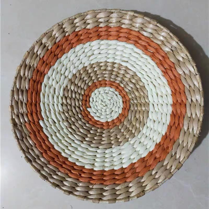 Nordic Straw Cattail Wall Art Украшение для декора спальни