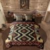 Erosebridal Rustic Farmhouse Comforter Set 7 Pcs Queen,Retro Cabin Lodge Down Comforter,Hunting Bear Deer Bed in a Bag,Country Maple Leaves