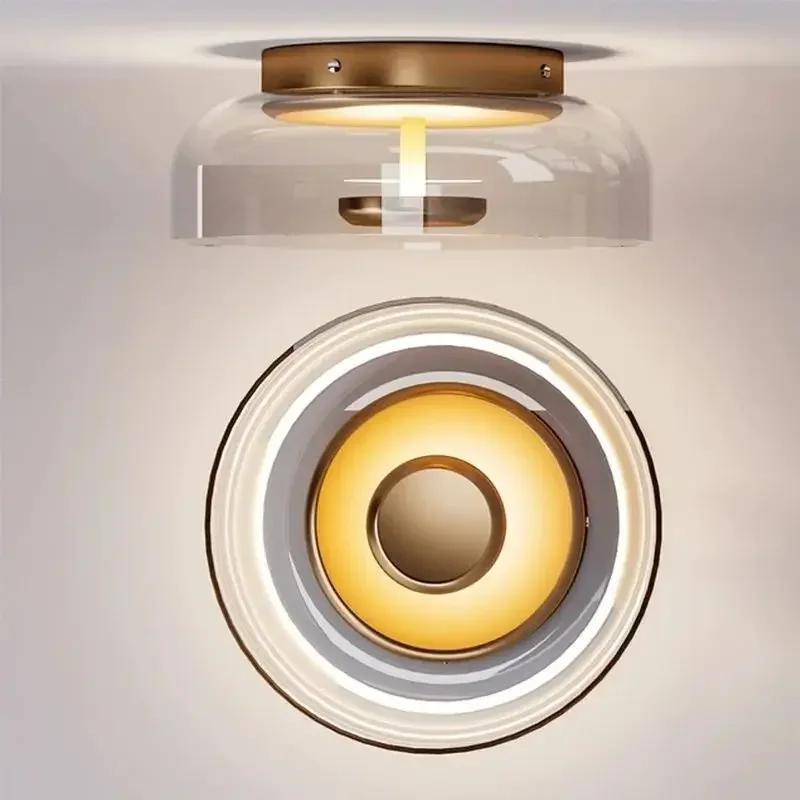 Светодиодный современный стеклянный настенный светильник, креативные потолочные светильники для спальни, прикроватной тумбочки, гостиной, столовой, декоративных светильников для дома, дома