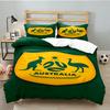 Australia Coat Of Arms Emblem 3PCS Bedding set,Ideal for 1pc Duvet Cover And 2pcs Pillowcases Perfect for Fan gift,Ideal for Bedroom, Dormitory