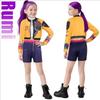 Girls K-pop Rumi Zoey Cosplay Huntrix Costume 3D Print Demon Hunters Rumi Mira Stage Costumes Kids Halloween Party Clolthes