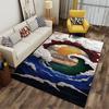 Abstract Ocean and Sun Carpet suitable as a non-slip mat for the living room or bedroom sofa
