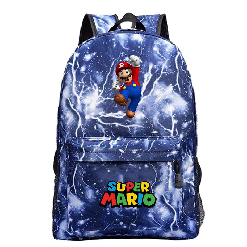 Peripheral Backpack Animation Cartoon Game Schoolbag Creative Pattern Heat Transfer Backpack