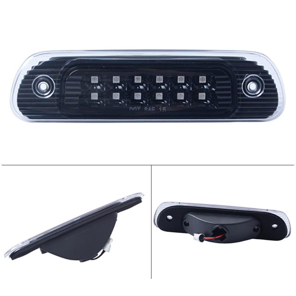 Автомобиль третий красный задний стоп-сигнал тормоза дымчатый/прозрачный светодиодный фонарь для Jeep Grand Cherokee 1999-2004