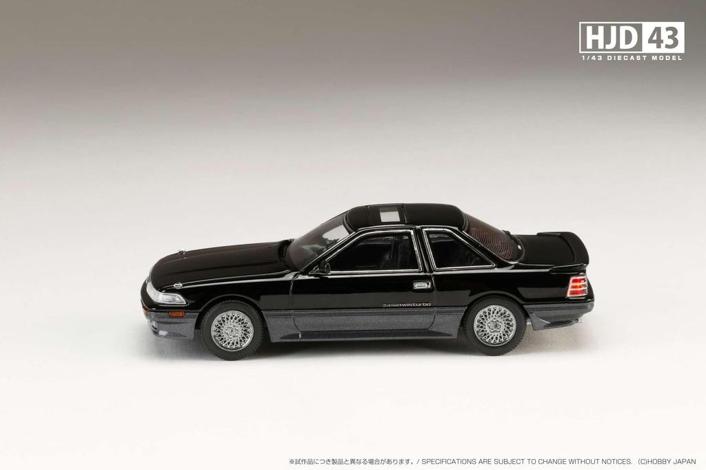 Hobby Japan HJD43 Toyota Soarer 2000 TWINCAM 24 TWIN TURBO TURBO L Dandy Black Toning II Готовая модель HJD432006BK 1/43 GT-TWIN (GZ20)