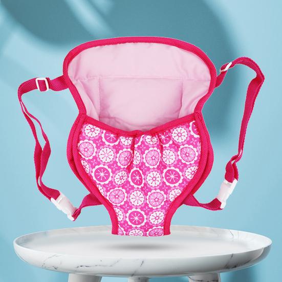 Кукольный рюкзак с принтом Кукольные аксессуары Толстый рюкзак-переноска для куклы-младенца с лямками для кукол 18 дюймов