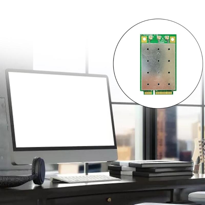 QCA9880 k Карта 2.4G+5G двухдиапазонная 1300 Мбит/с 802.11AC 3x3MIMO точная PCIE WiFi карта для Win7 8 10 11/Linux-