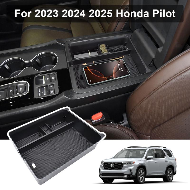 Center Console Organizer Tray Compatible with 2024 Honda Pilot ert Tray Storage Organizer Interior Divider Accessories
