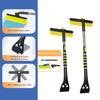 Yousheng Extendable Car Snow Brush Ice Scraper Heavy-duty Snow Shovel with EVA Grip Snow Removal Tool for Windshield