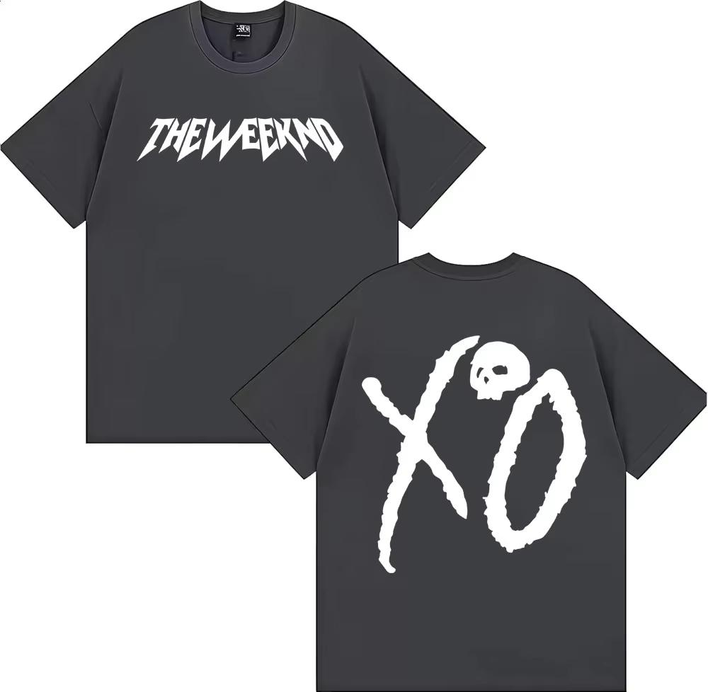 The Weeknd XO After Hours Til Dawn Принт Мерч 2026 Футболка Хлопок Унисекс Одежда Женская Летняя Футболка Y2k Повседневная Футболка для Фанатов