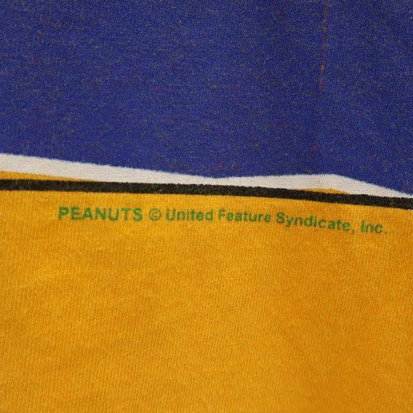 Summit 90-е Сделано в США Старая футболка с принтом Снупи и Вудстока с коротким рукавом Мужская Б/У