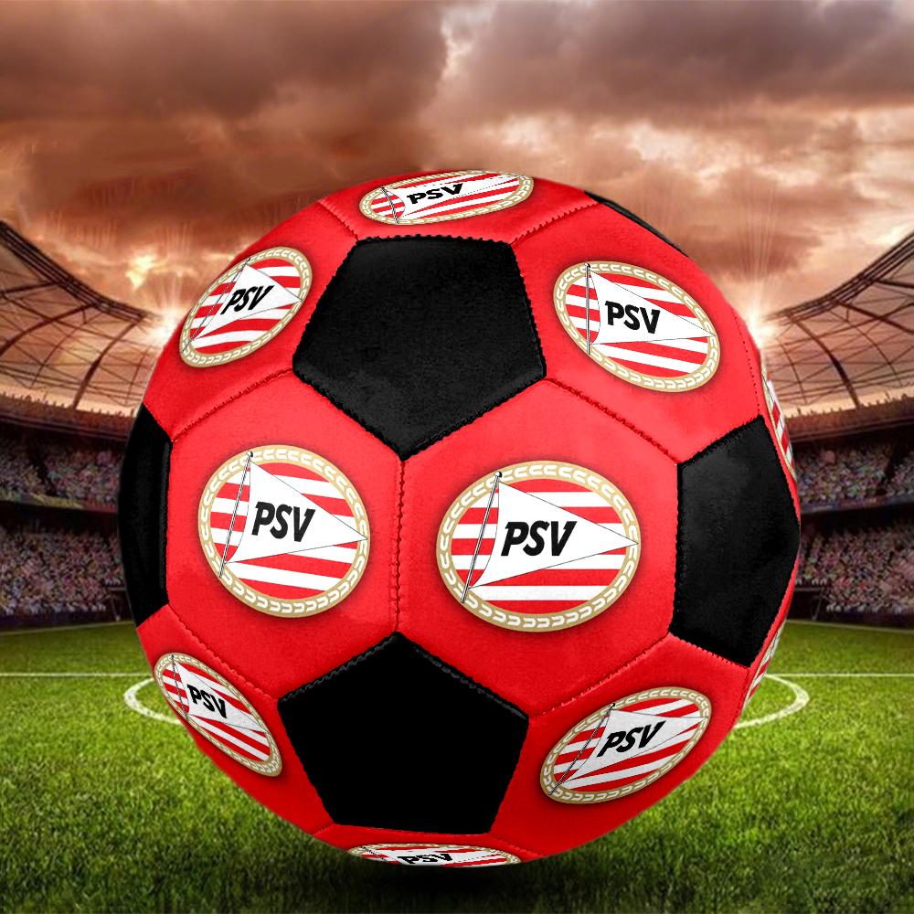 Футбольный мяч для зала PSV Eindhoven Цветной Машинная строчка ПВХ Размер 5 Готов к командным тренировкам и соревнованиям Прочный Высокий отскок Крутой Спортивный подарок