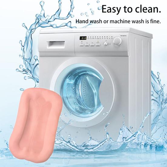 Детский шезлонг для новорожденных с отстегивающимся моющимся чехлом, дышащая подушка для отдыха младенца для времени на животике, для использования в кроватке, на диване