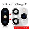 Flash Glass Fake Camera Lens Sticker Cover Case for iPhone XR X To iPhone 11 Pro Max Seconds Change