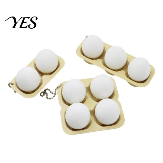 Stress Relief Gadget 3D Printed Egg Clicker Toy, 2/3/4-Egg Tray Fidget for Anxiety Tool Relief, Portable Decompression Button Toy with Bead Chain