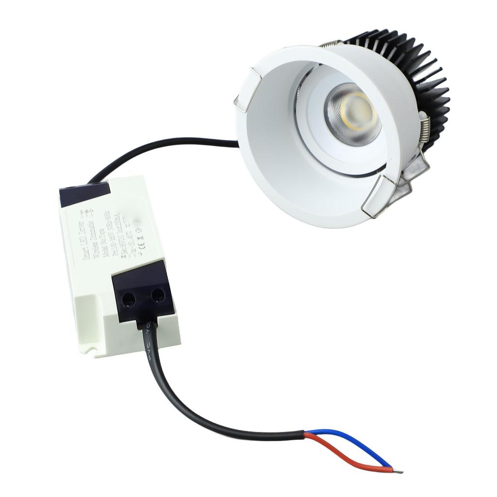 10W Recessed LED for Light Absorption 30 degrees 100 to 265V Embedded Downlight for Living Room Hotel