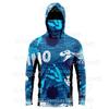 Quick-Dry Bamboo Fiber Fishing Shirt With Hood Face Cover Lightweight UV Protection Long Sleeve Outdoor Angling