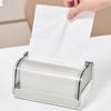 Spring Support Napkin Holder Luxury Design Paper Box Portable Clear Tissue Box  Office