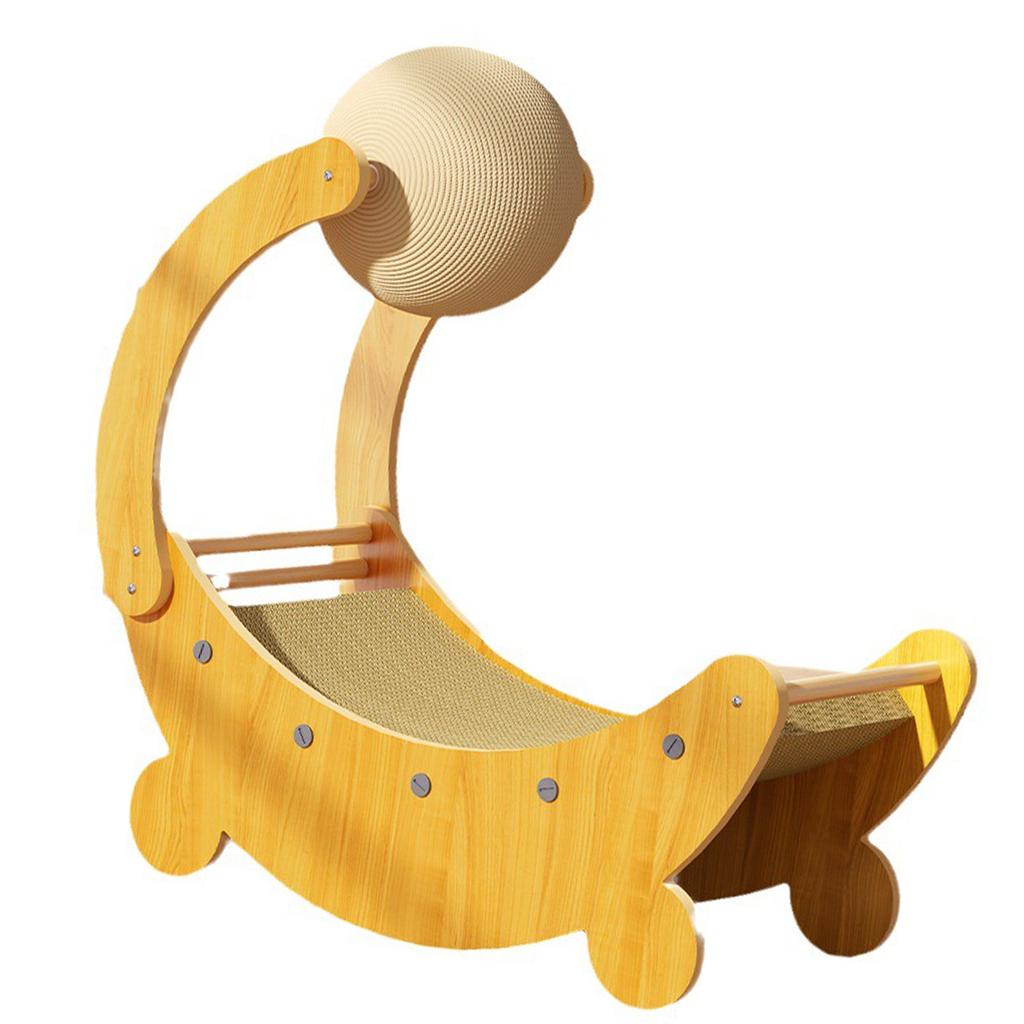 Кровать-когтеточка для кошек, деревянная сизалевая когтеточка, многофункциональное кресло-когтеточка для кошек для помещений