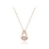 14K Sparkling Water Drop Necklace El14Nn021