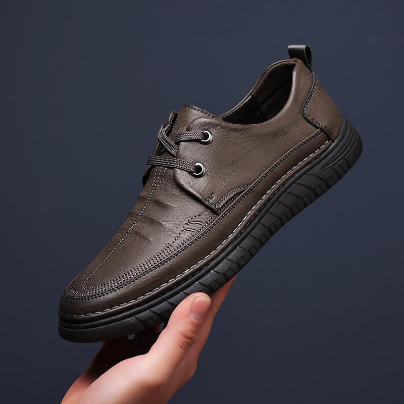Мужская обувь Деловая мужская кожаная обувь Натуральная кожа Мягкая подошва Кожаная повседневная обувь