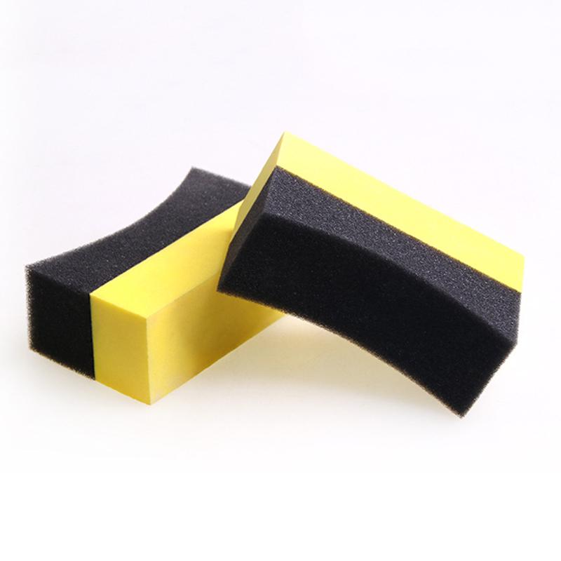 Хорошая губка для мытья автомобиля Полировка Моющая чистящая губка для шин Колесо Автомобильная губка Губка против мертвых углов Составная чистящая губка Бытовая щетка Нанесение воска