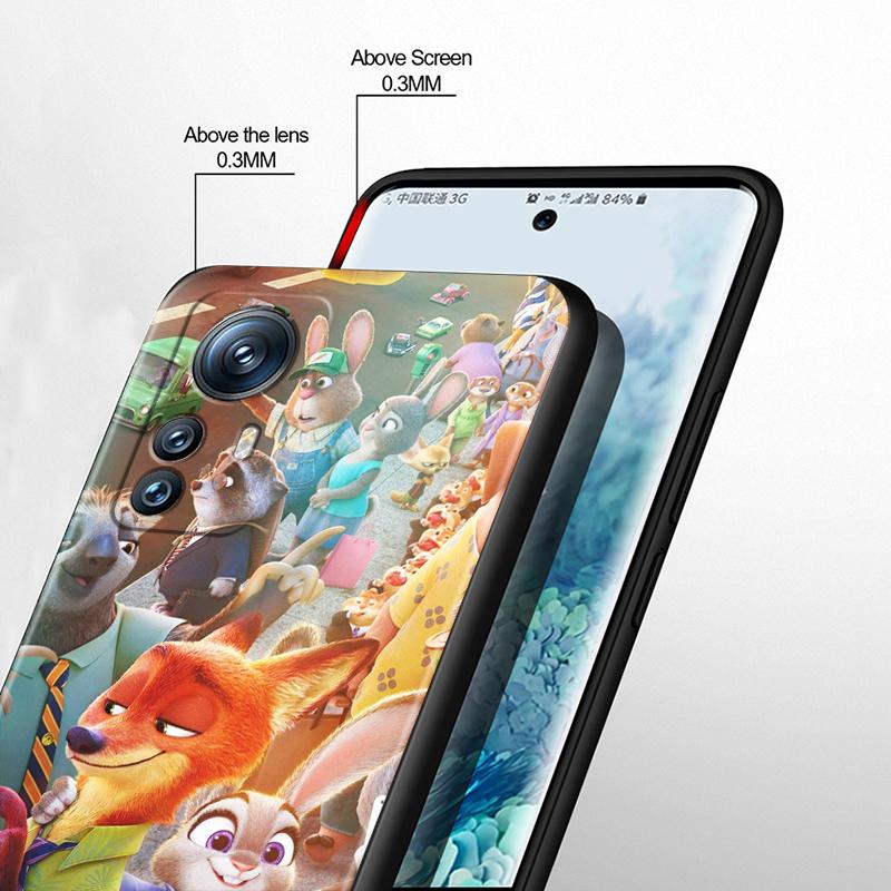 Аниме Джуди Зверополис для Xiaomi Mi 13T 13 12T 12 11T 11i 11 A3 10T 10 9 Pro Lite Ultra 5G черный чехол для телефона Funda