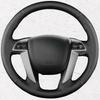 Дышащая кожаная оплетка на руль автомобиля для Honda Accord 8 Odyssey Pilot, автомобильный аксессуар