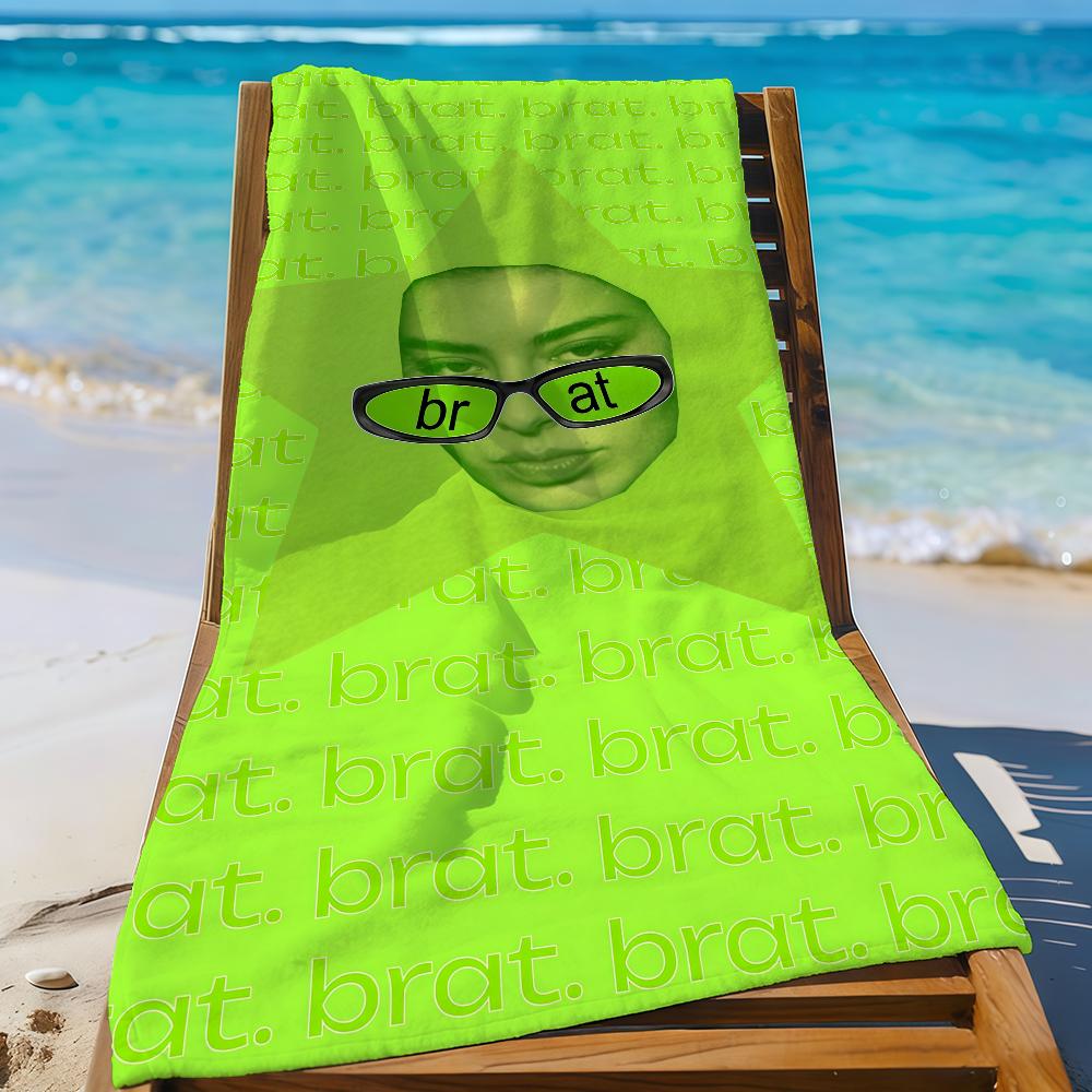 Singer C-Charli XCX Towel Sports Quick Dry Travel Camping Sandproof Soft Light Large Beach Towel