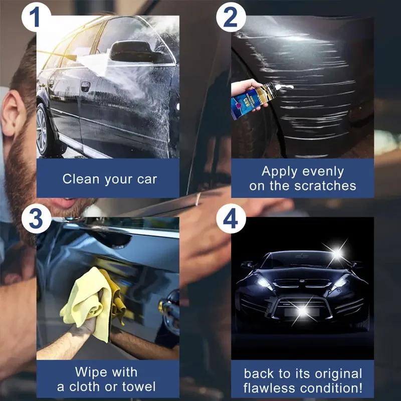 Паста для ремонта царапин на автомобиле, техническое обслуживание, ремонт, подкраска, полировка, бесшовный ремонт 60/120 мл, универсальная