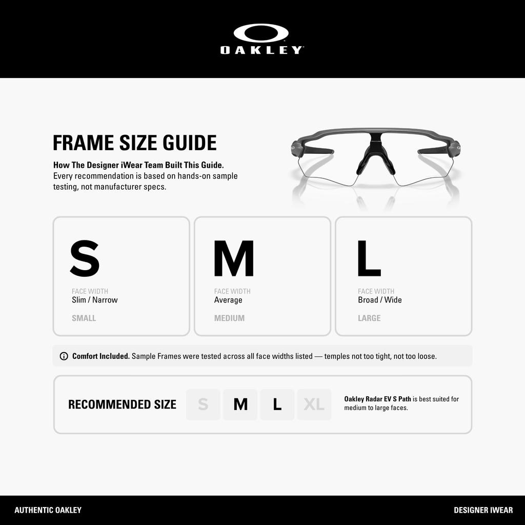 Oakley Sunglasses 0OO9510 RADAR PATH STEEL CLEAR PHOTO 95100831 EV S IRIDIUM Polarized Photochromic [Oakley] 50%
