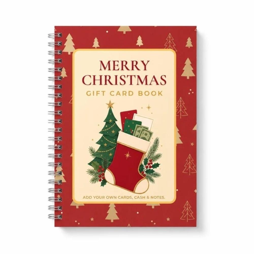 Lightweight Christmas Gift Card Book Card Sleeves Greeting Card Album College Student Holiday Gift