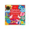 Puberries Alphabet Numbers Match Puzzle, 1 Set, 36 Peace, Korea Best Toddler Puzzle