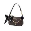 COACH shoulder bag [Customized Bag] Nolita 19 Retro Classic Old Flower Silver Label Logo Artificial Leather Qishi Rose Basic Pack (Pack + Dust Bag)