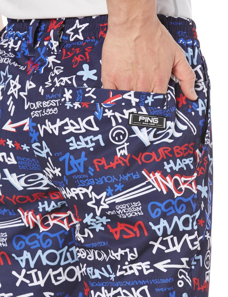 Мужские шорты для гольфа Ping Apparel (Эластичность во всех направлениях, Защита от УФ-лучей) 621-4132201 120_Темно-синий L
