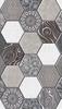 GLASS BOARD PANEL TABLETOP 30x52 MOSAIC