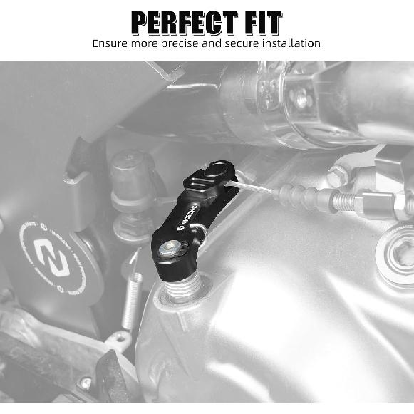 NICECNC Clutch Puller Cable Arm Billet Aluminum Compatible with Yamaha Raptor 700 2006-2026, Raptor 700R 2011-2026 Black