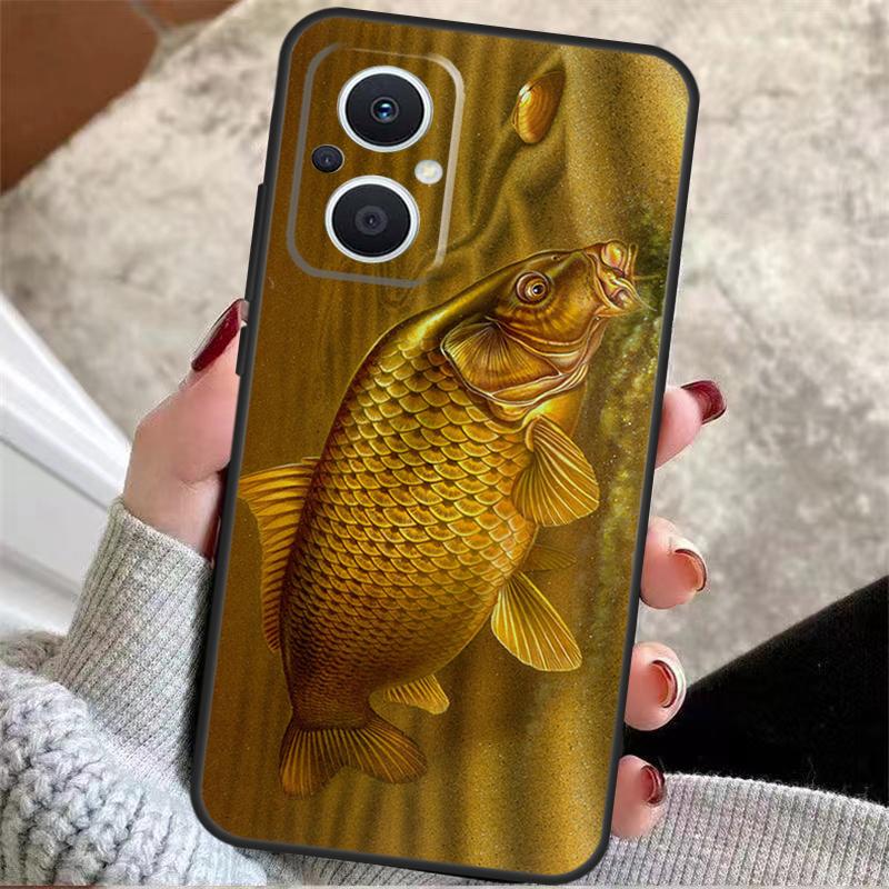 Carp Fishing For OPPO Reno 14 12 11 10 13 Pro 8T 11F 12F 13F 14F 7 8 Lite OPPO Find X9 X8 X6 X5 Pro Case